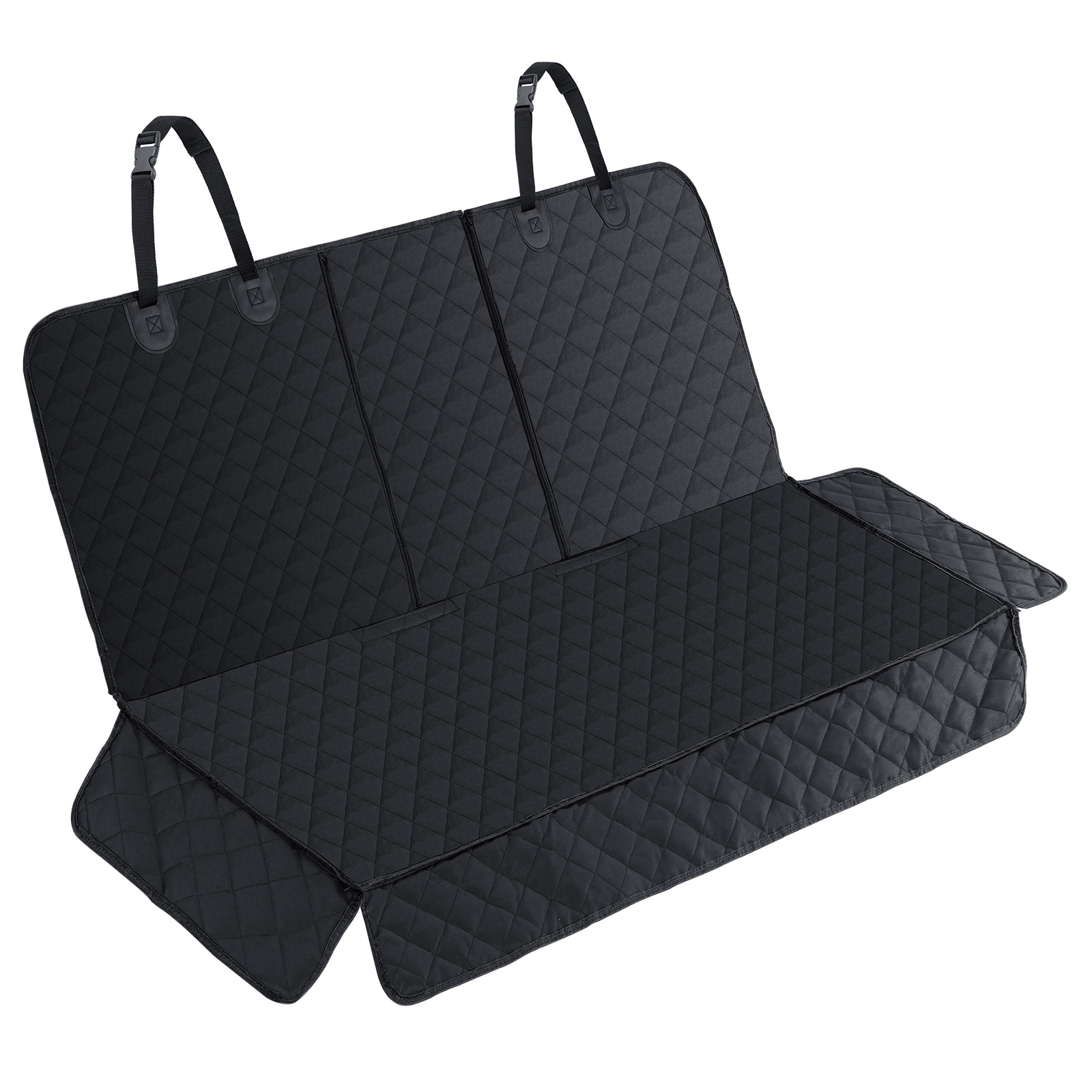 Impermeable para mascotas estera del coche cuatro estaciones universal mascota estera del coche sólido asiento trasero tronco coche control central nido