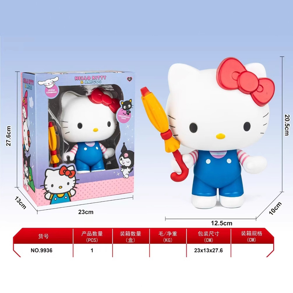 Material de vinilo, ventana grande Kuluomi, serie de cajas de color, adornos de escritorio, accesorios para muñecas, articulaciones desmontables, móviles