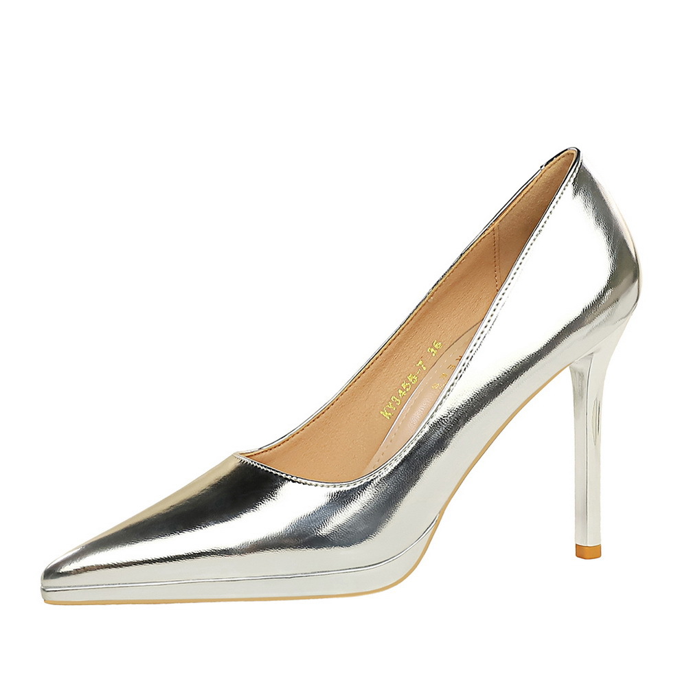 3255-7 style banquet high heels, slim heels, super high heels, waterproof platform, shallow mouth pointed single shoes, women's shoes, high heels