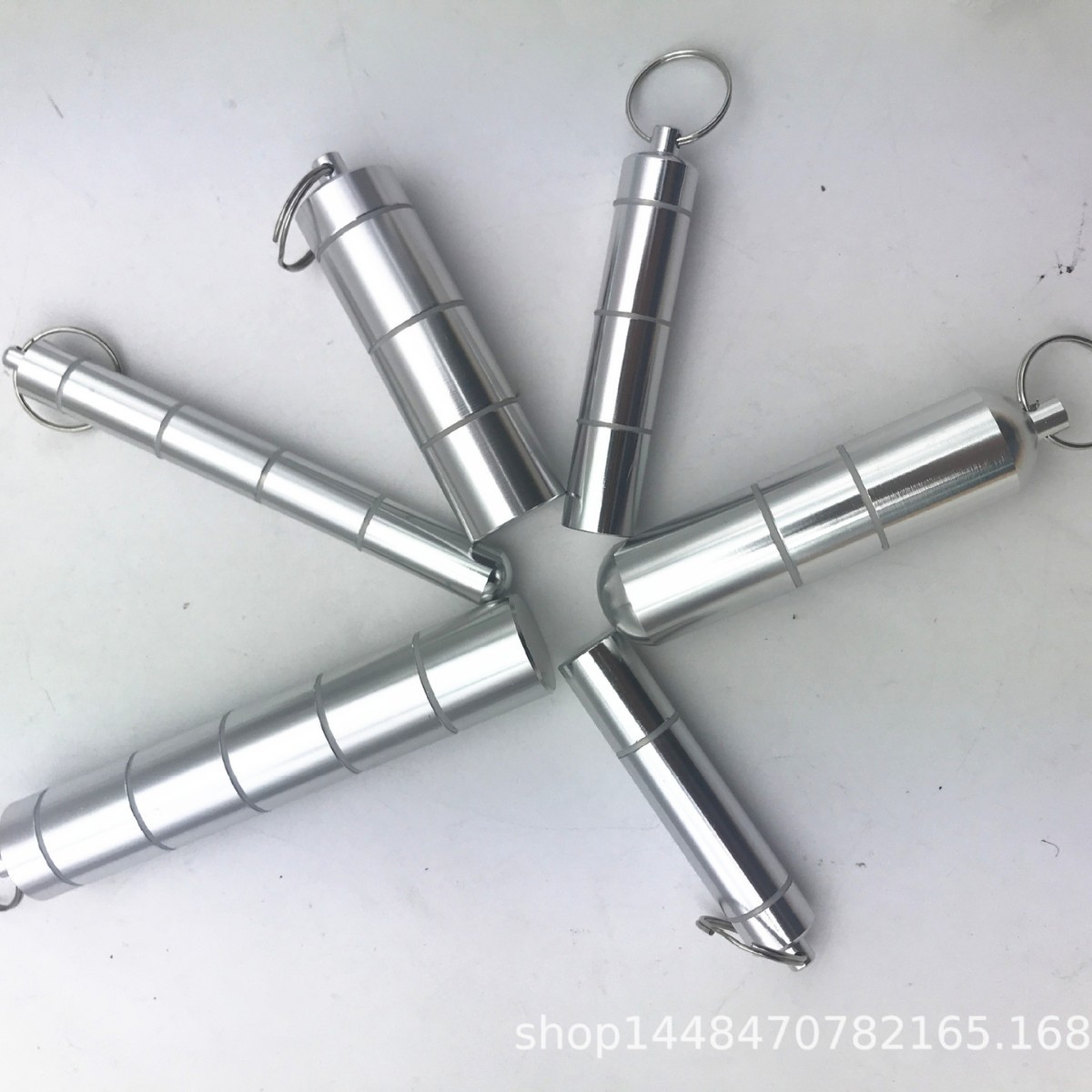 铝合金全密封罐 户外药瓶 金属钥匙扣装备