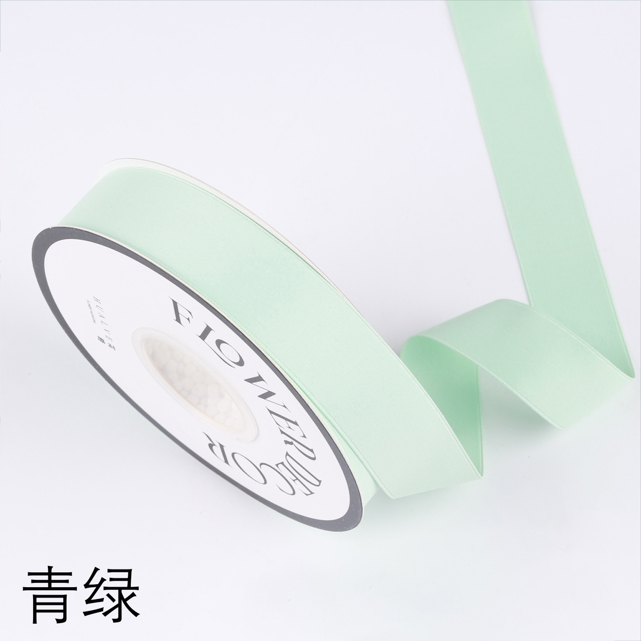 2,5 cm cinta de poliéster de doble cara al por mayor bolsa hecha a mano de bricolaje materiales de flores embalaje mate lavado bolsa de algodón cinta de la flor