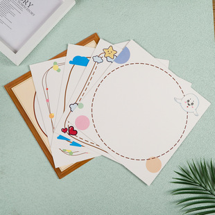Antique border cardboard color cardboard children's creative art painting photo frame paper lens works hard cardboard 350g