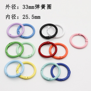 33mm�A�Ώ��ɿ۲�ɫ�Ͻ��Ꮧ��Ȧ�A��耳׿�DIY�Ʒ�������
