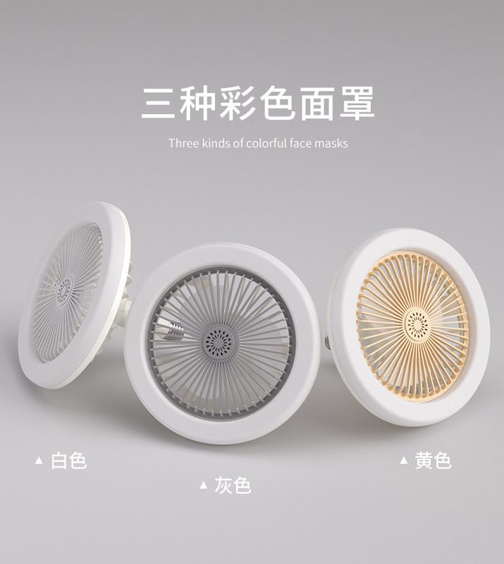 Led 360 ° 首を横に振って扇風機をつるします。|undefined