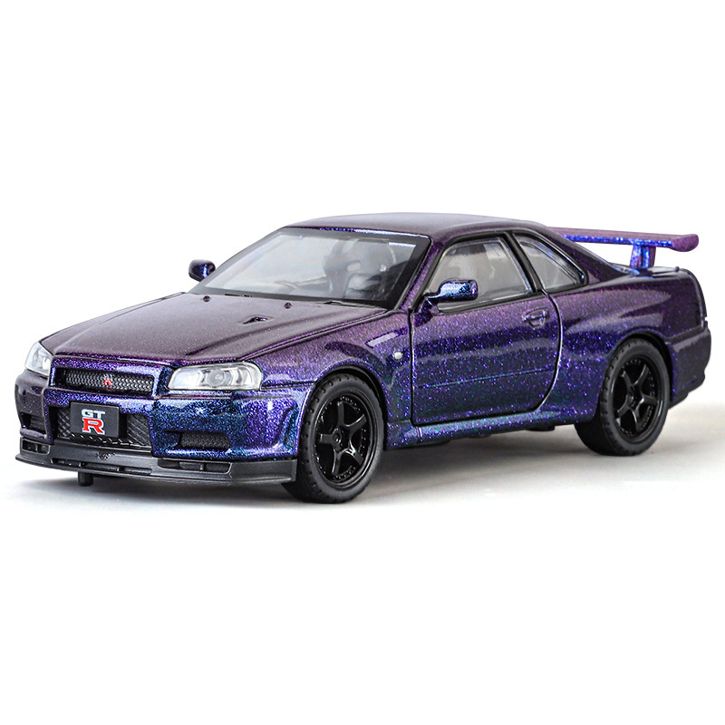 Golden Cube 1/32 Nissan GTR Skyline Alloy Model Simulation sports car Decoration Home Decoration Boy Toy Golden Cube 1/32 Nissan GTR Skyline Alloy Model Simulation sports car Decoration Home Decoration Boy Toy