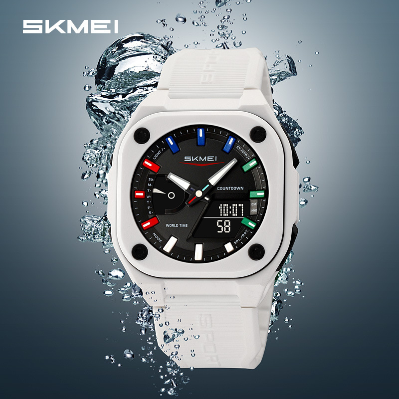 Moment Beauty Fashion Sports Multifuncional Reloj electrónico de cronógrafo de verano al aire libre Reloj de comercio exterior simple y versátil para estudiantes