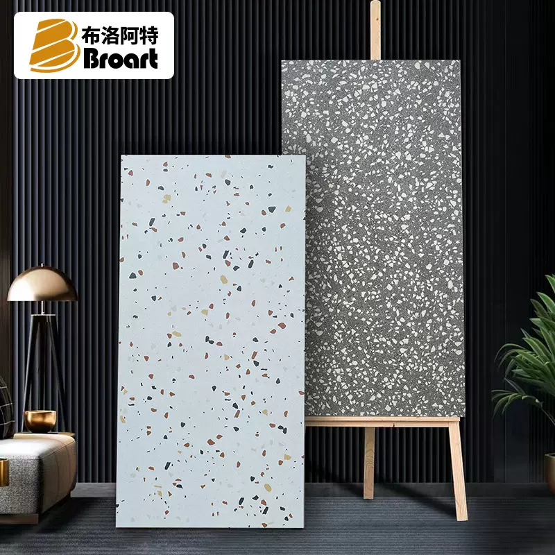 佛山批发哑光水磨石瓷砖600x1200仿古砖连锁酒店民宿全瓷防滑地砖