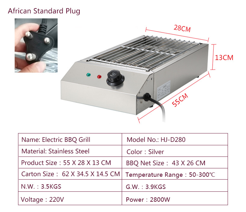 220V African Standard Plug