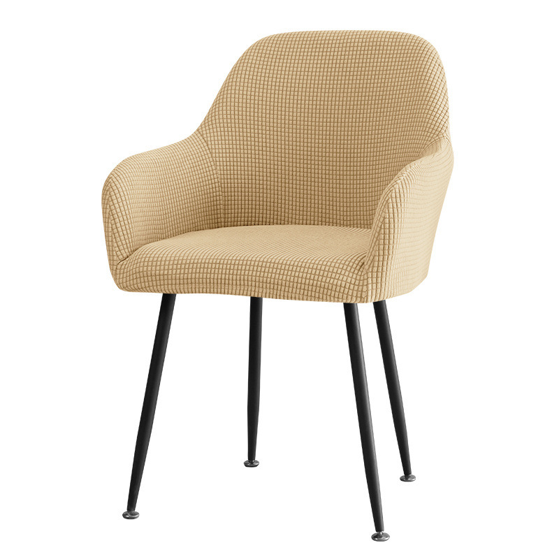 cubierta de sillón gruesa de granos de maíz cubierta de silla de oficina giratoria cubierta de silla de comedor de hotel casero cubierta de silla de banquete sensación de alto nivel