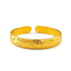 Gold bracelet, round glossy starry sky, wholesale, dragon and phoenix