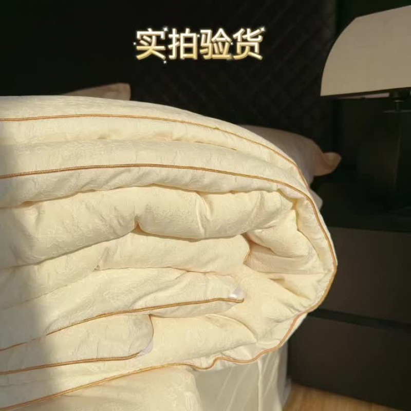 2026新款锁温大豆提花十孔被春秋被冬被子被芯学生大豆抗菌冬被被