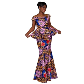 印花、扎染布;连衣裙;童连衣裙