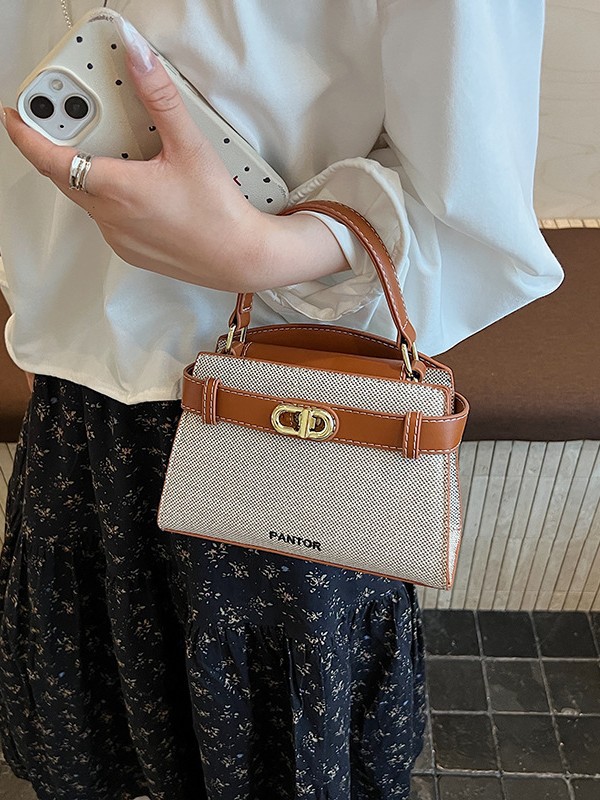 Bolso, bolso de mochila, nuevo tipo de lino transfronterizo, bolso de mano, sensación de alto nivel coreano, bolso de mochila universal.