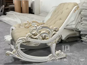 Качалка из натурального дерева, DIY, французский стиль