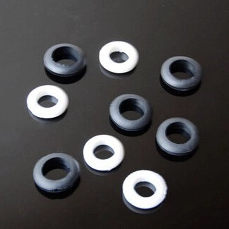 7mm橡胶过线圈 护线圈 过线圈 穿线圈双面护线圈电源线保护套现货