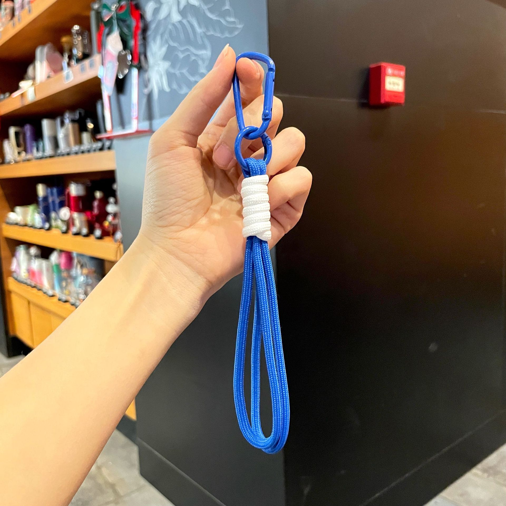 Unlabeled double rope-sapphire blue