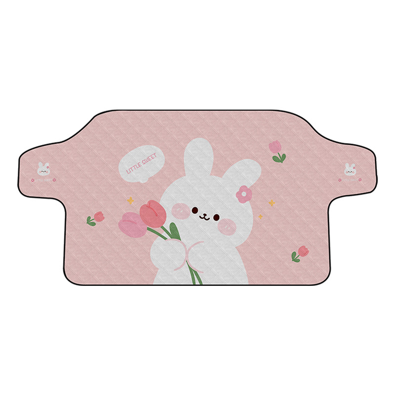 Universal – Cartoon Tulip Bear Rabbit Car Car snow shield - tulip-rabbit-snow-block