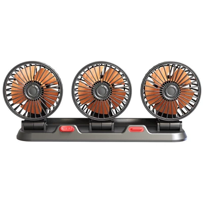 cooling large wind fan — Digər kiçik elektrik cihazlar - 24v-car-three-head-fan-f4310