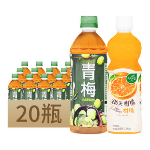 �n��ԭ�b�M���ܽ�Woongjin��÷/����֭���500ml*20ƿ�����ζ�