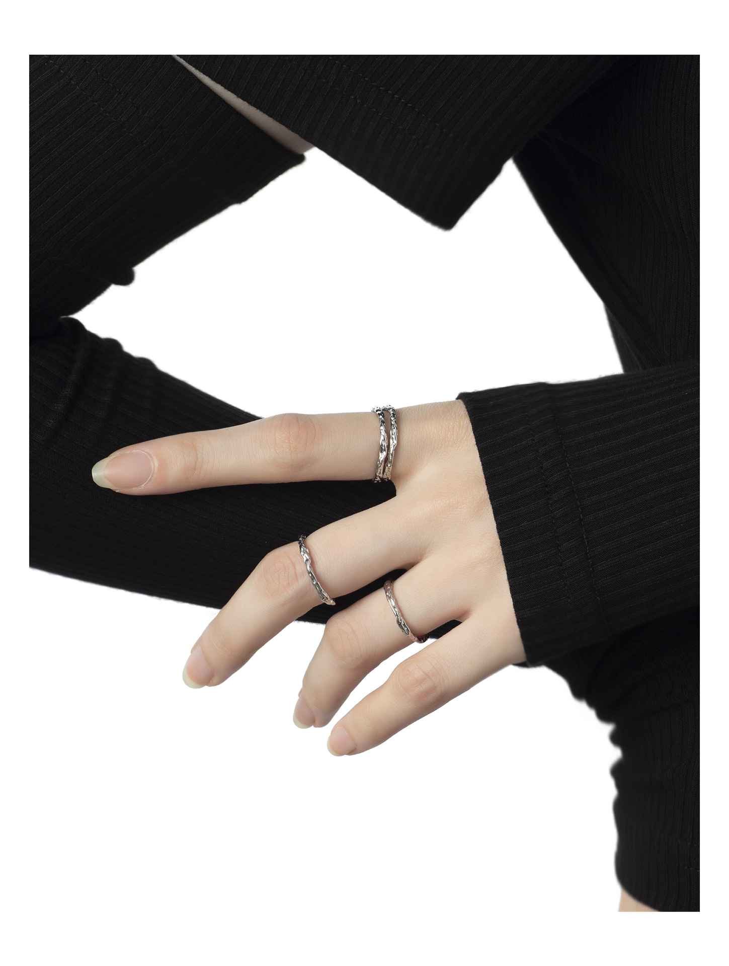 Fashion Geometric Copper Plating Open Ring 1 Piece