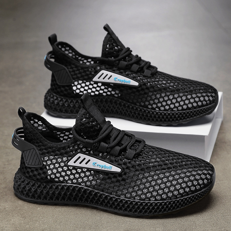 2024 Summer New Youth Daily All-match Casual Shoes for Work Breathable Mesh Low-top sneaker Trendy Men's Shoes