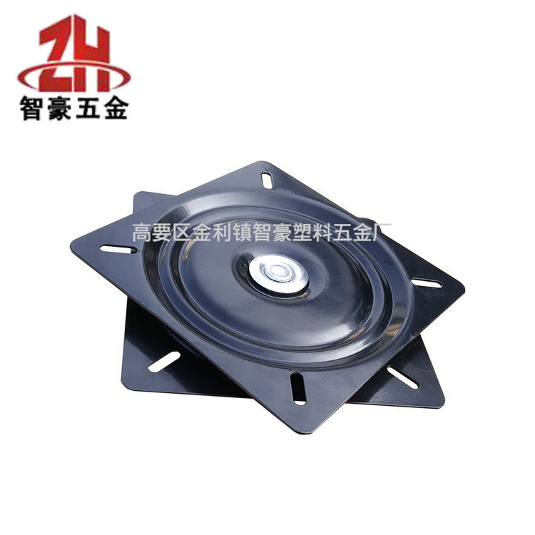 Square black chair iron turntable bar chair hardware turntable furniture turntable turntable base rotating turntable Square black chair iron turntable bar chair hardware turntable furniture turntable turntable base rotating turntable