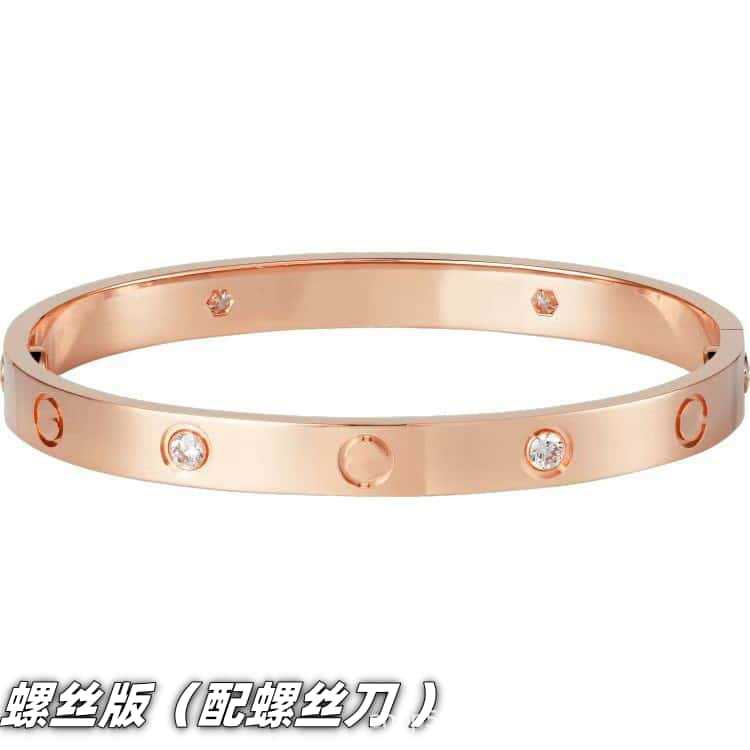 【Wide Edition】 Rose Gold (Four Diamonds)