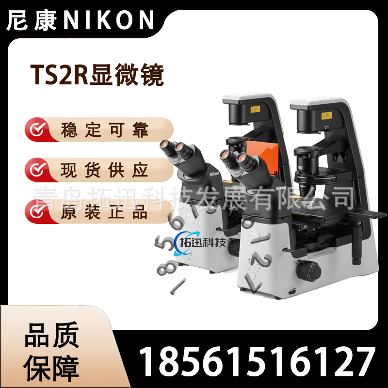 倒置显微镜/尼康TS2R明场/暗场/相差/荧光/DIC/霍夫曼/偏光现货热
