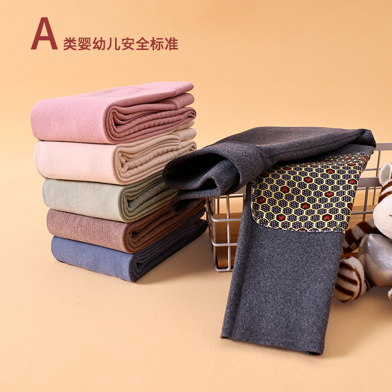 兒童保暖褲女童德絨磨毛校服神器內穿秋褲冬季款寶寶磨毛打底褲子