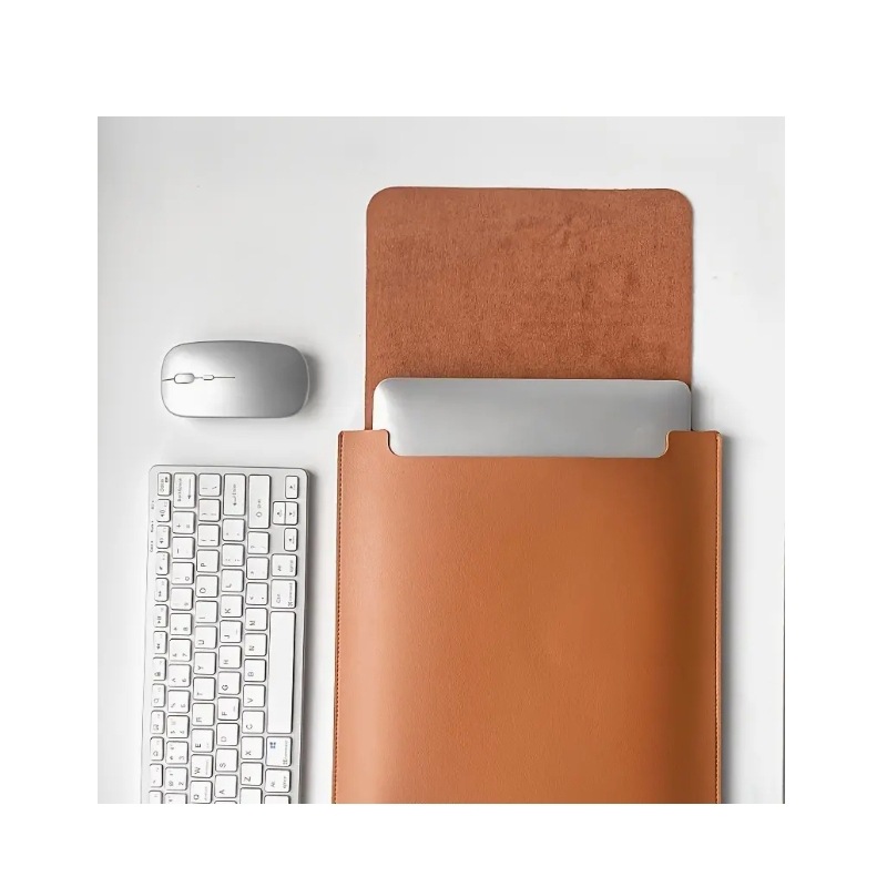 Leather Laptop Bag iPad Protective Case MacBook14-inch Sleeve Bag Lightweight Drop-resistant Waterproof Scratch-resistant