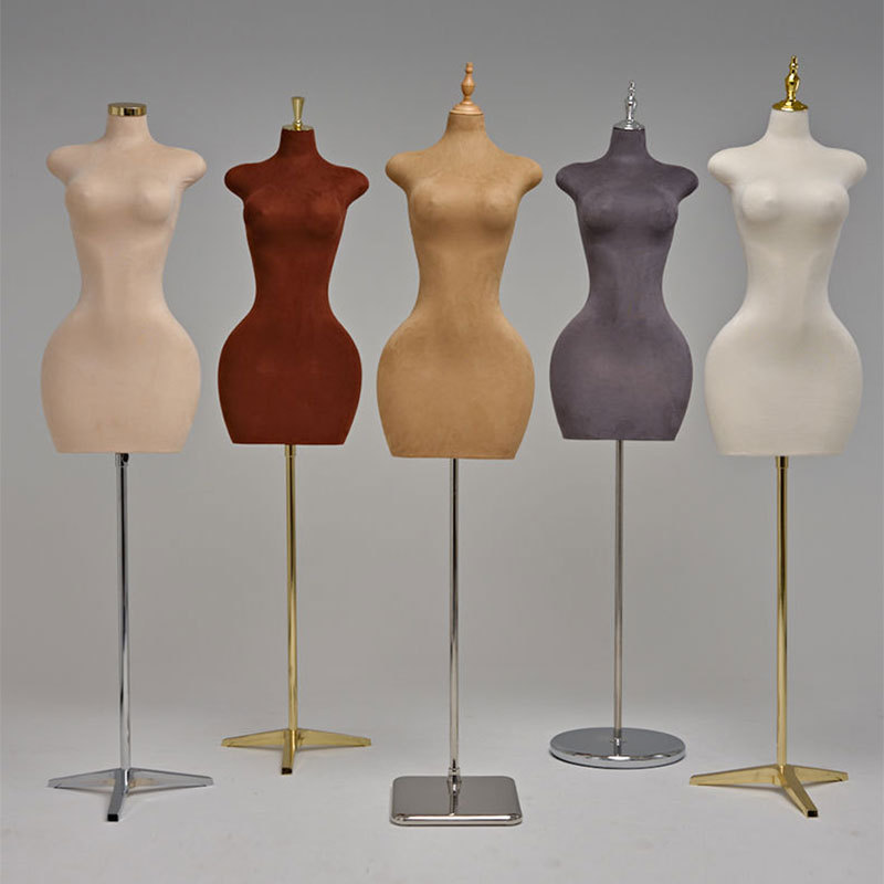 Pin medio cuerpo modelo de tamaño grande europeo y americano accesorios tienda de ropa femenina para ampliar la ventana maniquí estante de exhibición image 3