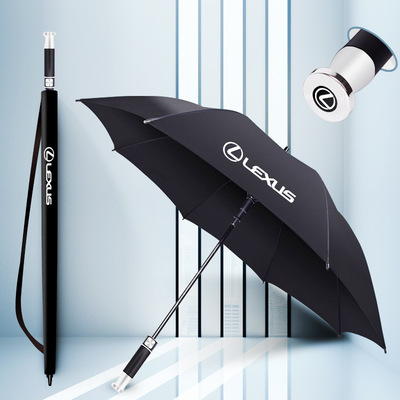 抖音同款勞斯萊斯車標雨傘定加印logo長柄商務奔馳奧迪禮品廣告傘