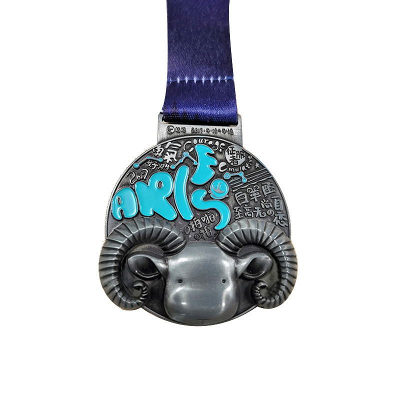 专业生产锌合金烤漆奖章马拉松跑步运动会奖牌比赛荣誉奖牌