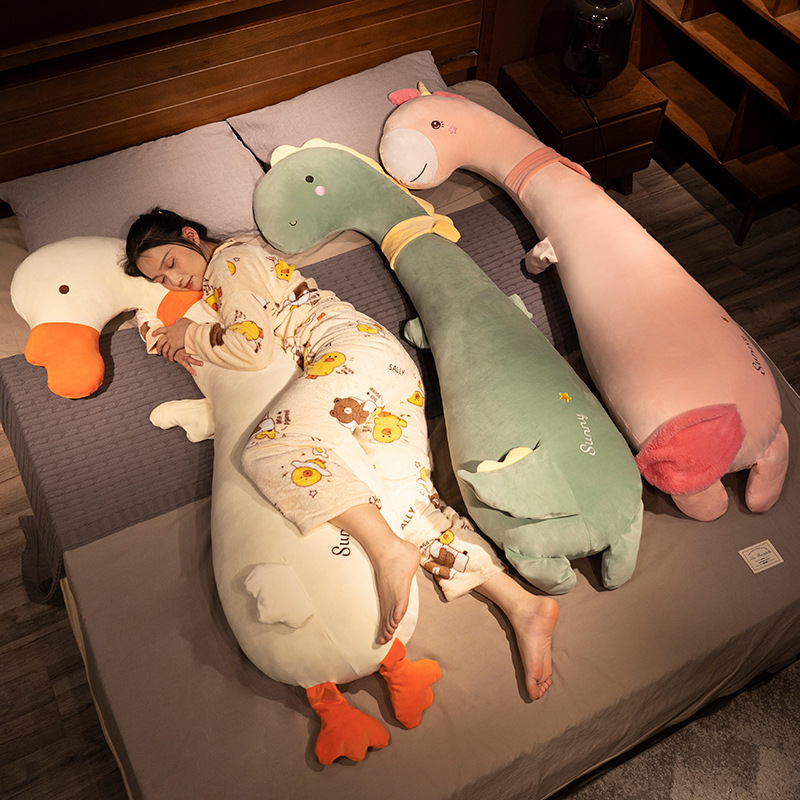 可爱抱枕女生睡觉夹腿长条枕侧睡床上男生款靠枕床头靠垫卧室枕头|undefined