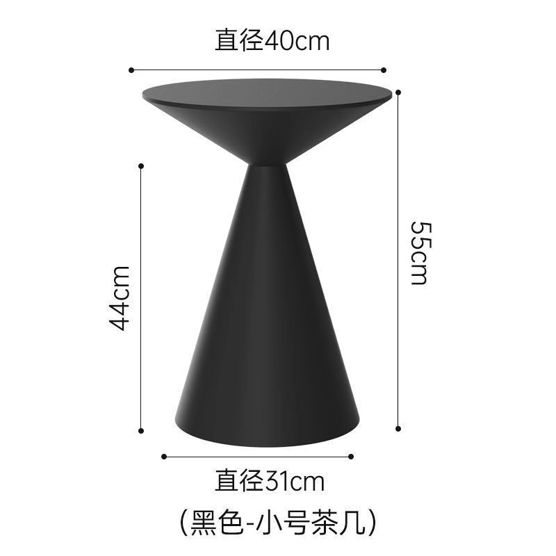 Fábrica directa de fábrica de crema de hierro forjado mesa de té sala de estar pequeña combinación de mesa de té simple mesa de té redonda image 8