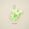 Cartoon soft plush rabbit, brand keychain, bag, transport, South Korea