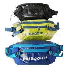 新款PATA黑皮防水户外腰包休闲街头潮流单肩包大容量多功能斜挎包