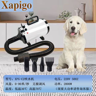 High-End Pet Grooming Dryer for Large Dogs, Quick-Drying, High-Power, Suitable for Home Use