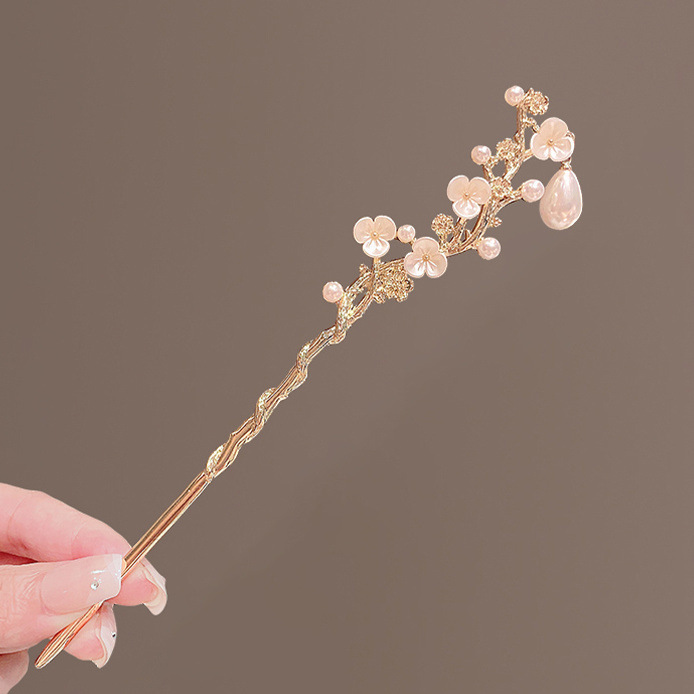 Sensación de alta calidad delicada camellia temperamento disco chino estilo antiguo estilo chino cheongsam pinzas de cabeza