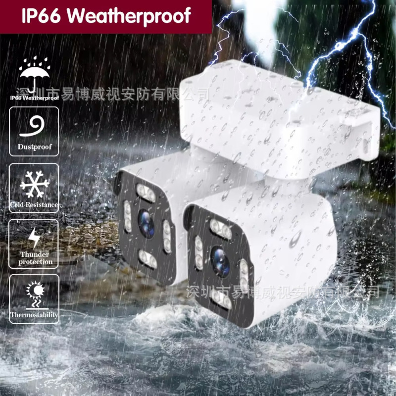 icam36 新しいホットスタイル屋外統合デュアル PTZ デュアル画面デュアルガン HD ワイヤレス WiFi カメラ|undefined