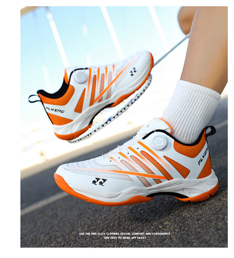 Giày thể thao cầu lông tennis chuyên nghiệp unisex siêu nhẹ thoáng khí chống trượt — 9212 Trăng Xanh, 9212 xanh nhạt, 9212 Đen Cam chi tiết 16