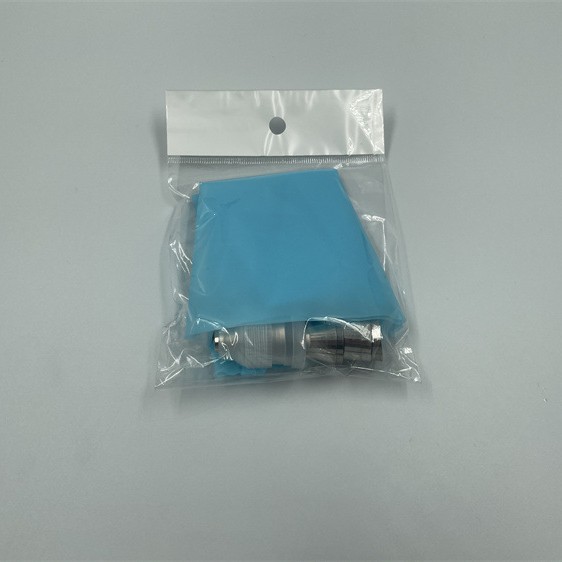 Juego de picos para tubos de acero inoxidable de 8 piezas Herramientas para brocas de crema Convertidor de bolsas pasteleras TPU Suministros para repostería