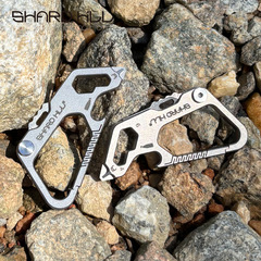 Sharp Hill钛合金户外刀折叠随身钥匙扣挂件小刀迷你刀户外工具