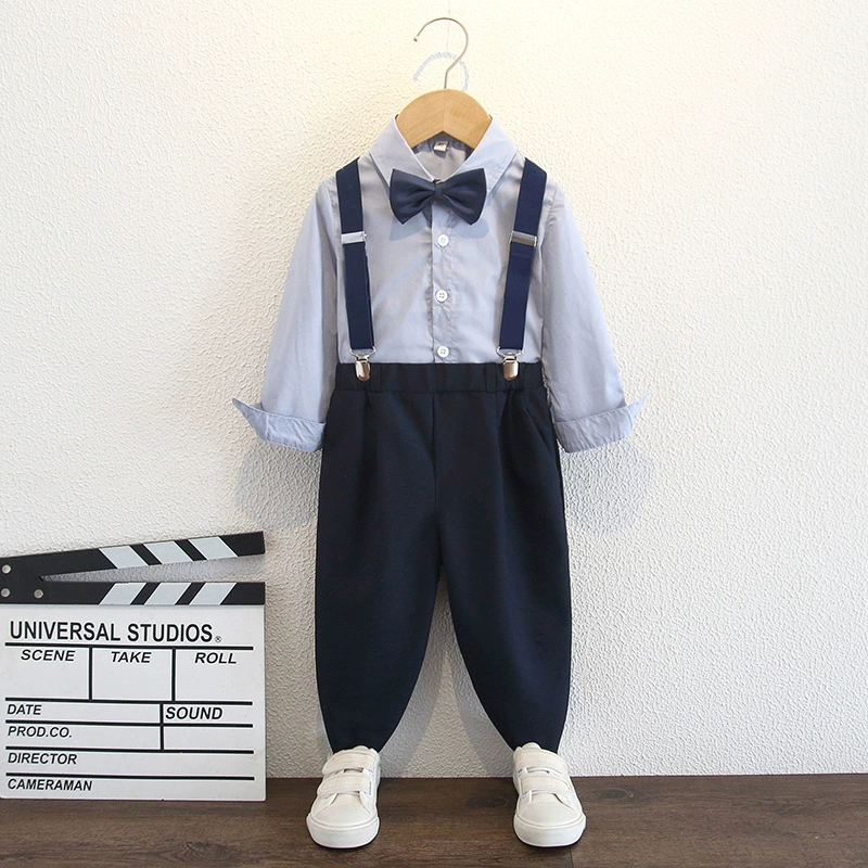 Flower boy costume, children's summer piano performance costume, with short sleeve