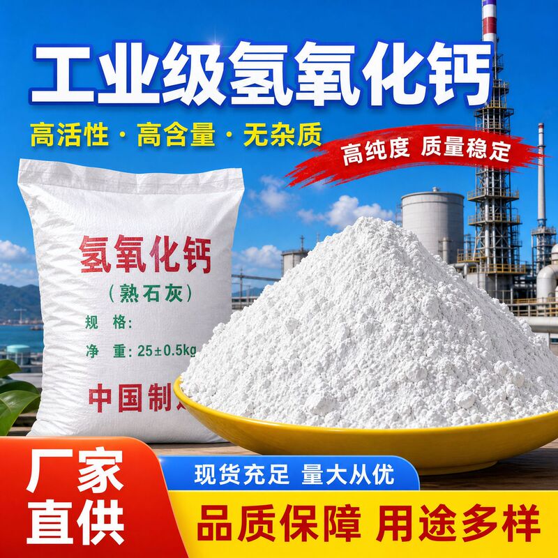 Calcium Hydroxide Industrial Grade 90 Fineness 200 Mesh Lime Powder Calcium Oxide for Wastewater Treatment Wholesale of Quicklime Powder Calcium Hydroxide Industrial Grade 90 Fineness 200 Mesh Lime Powder Calcium Oxide for Wastewater Treatment Wholesale of Quicklime Powder