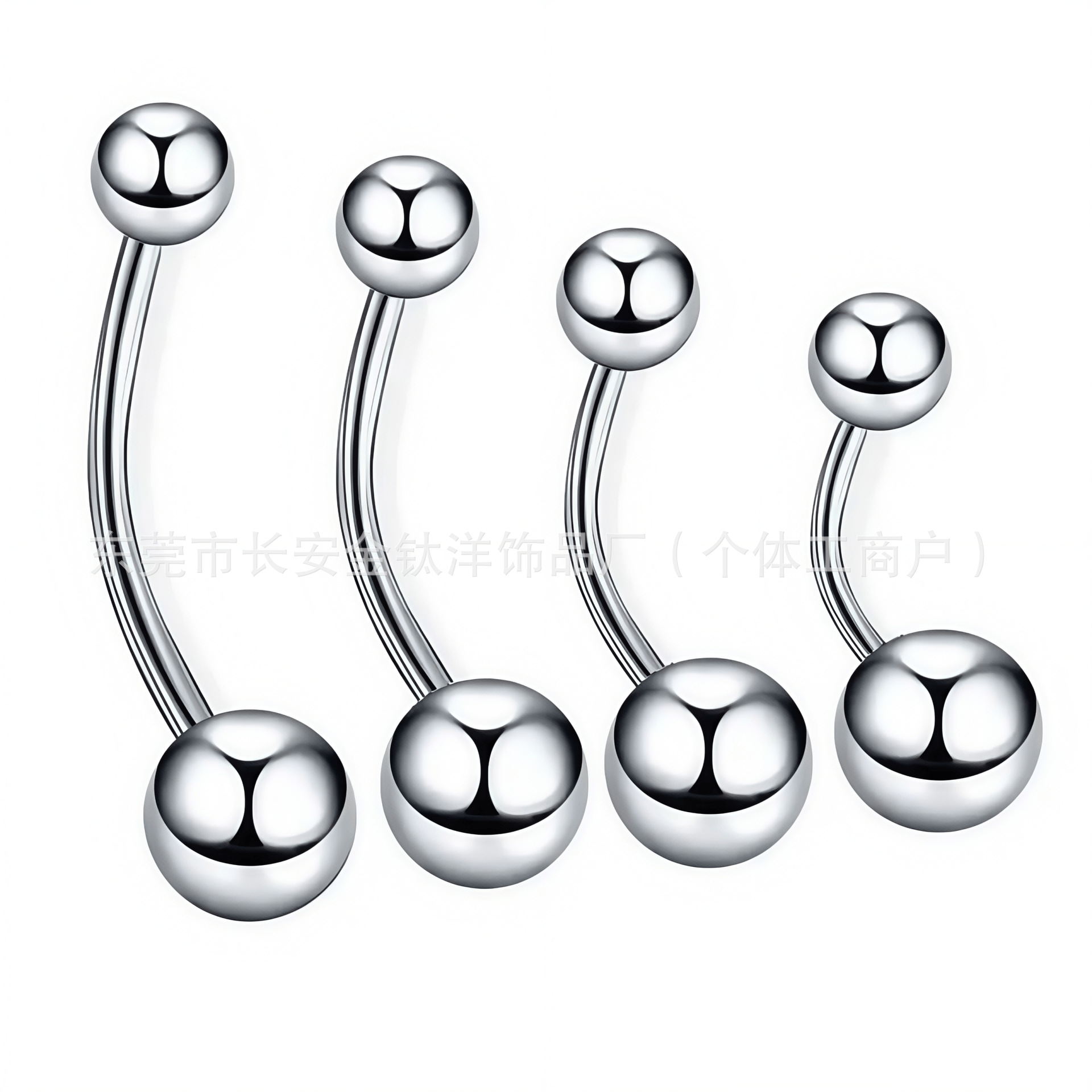 Labret piercing jewelry detail image