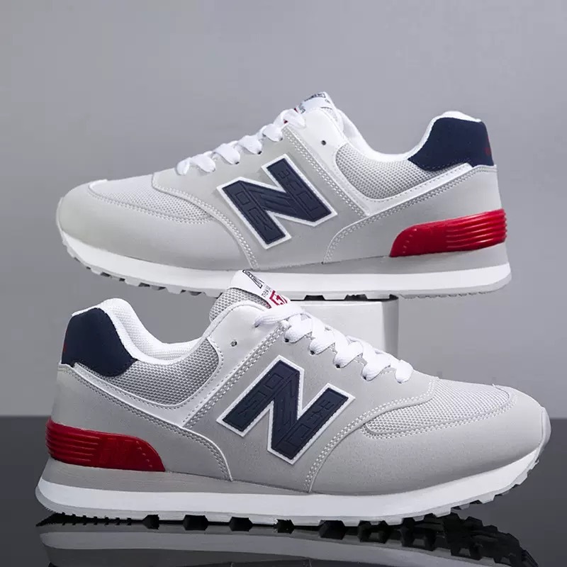 韩版撞色男鞋运动鞋男女同款跨境潮流板鞋新百伦情侣款N字休闲鞋