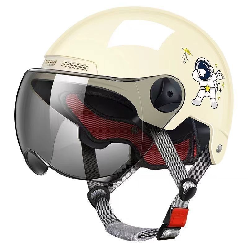 Suitable for Electric Car Helmet Men and Women's Four Seasons Universal Battery Car Safety Hat Summer Sunscreen Half Helmet Safety Helmet