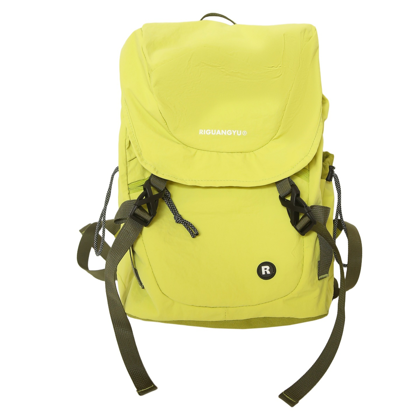 Casual, ligero y de gran capacidad, mochila de hombro para niños, mochila de estudiantes de color sólido simple, bolsa de montaña al aire libre.