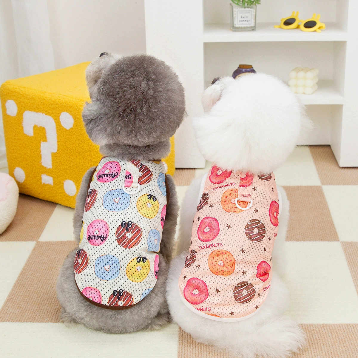 24 Весна и лето новый жилет ветряной мельницы одежда для домашних животных сетка для собак антимоскитная одежда для щенков и кошек одежда для щенков